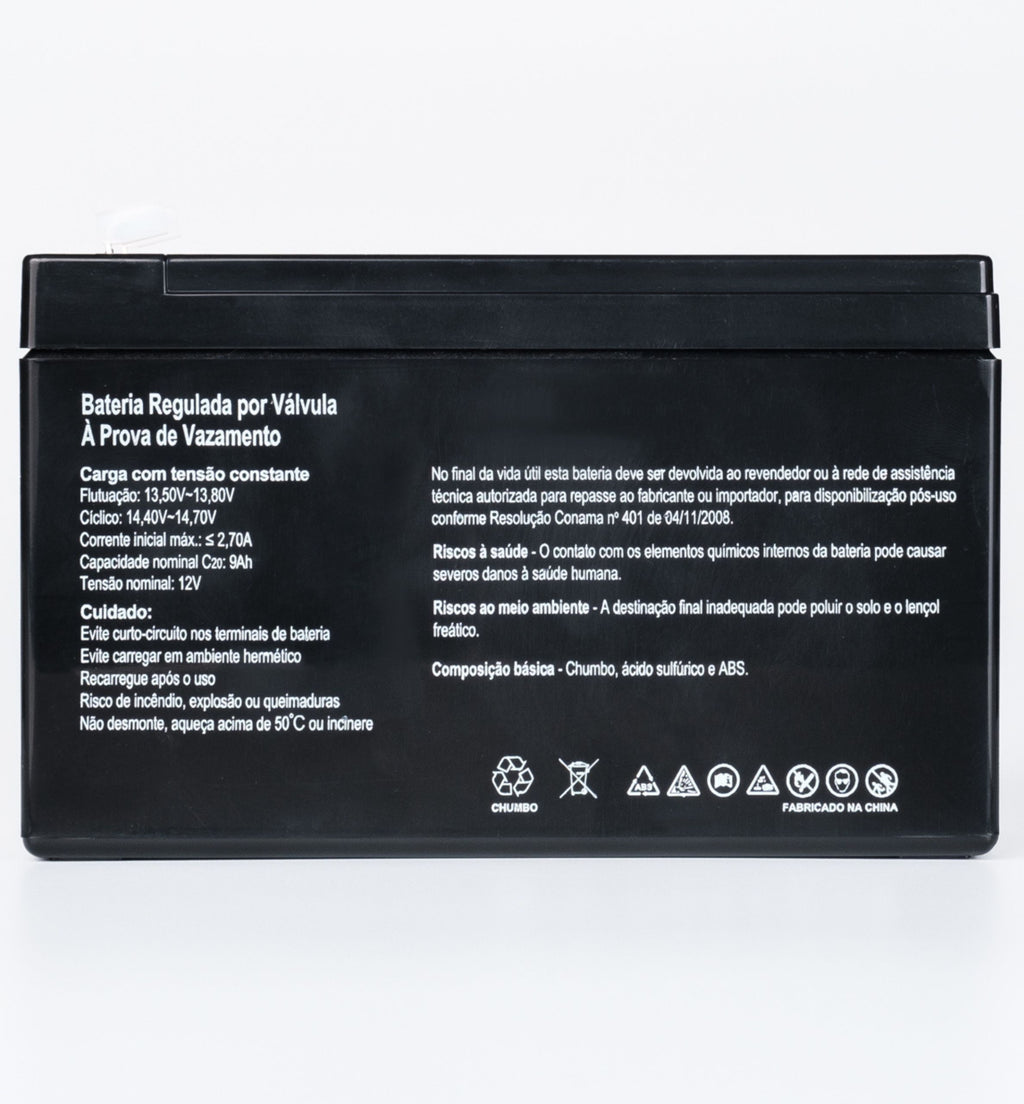 BATERIA SECPOWER CHUMBO-ÁCIDO VRLA AGM 12V 9AH