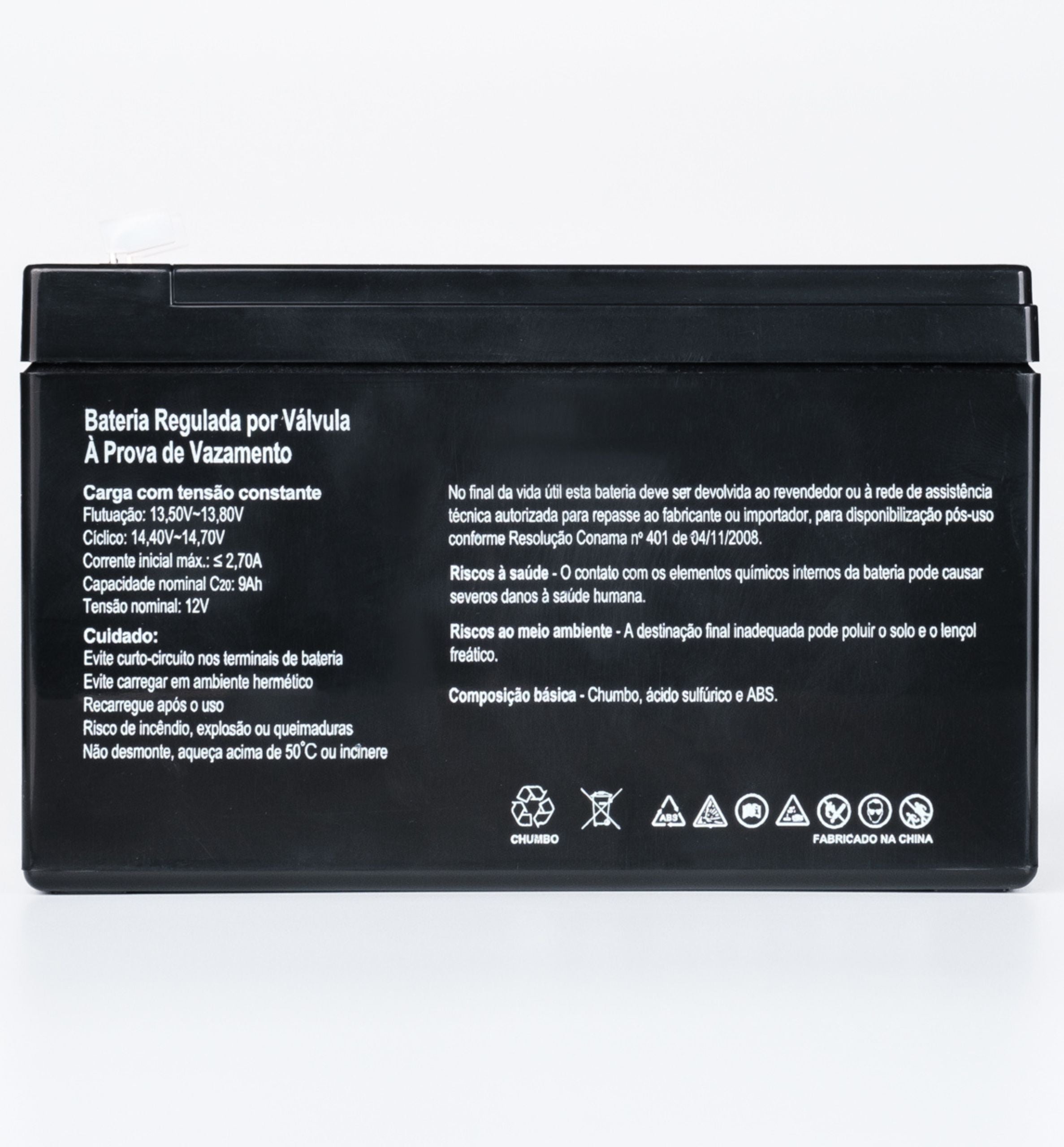 BATERIA SECPOWER CHUMBO-ÁCIDO VRLA AGM 12V 9AH