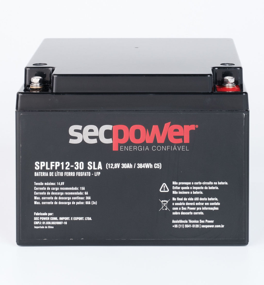 BATERIA SECPOWER LIFEPO4 SLA 12V 30Ah