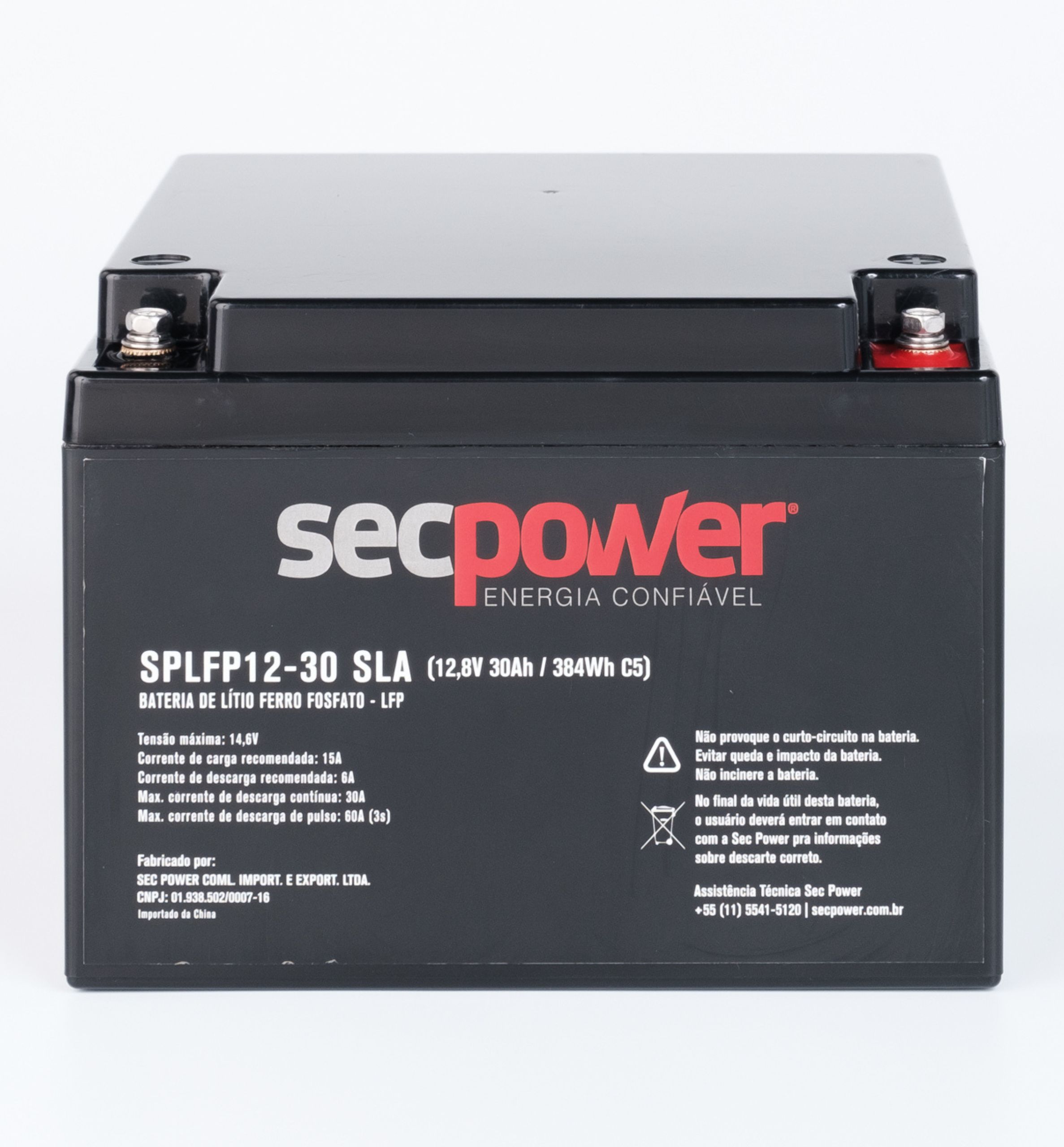 BATERIA SECPOWER LIFEPO4 SLA 12V 30Ah