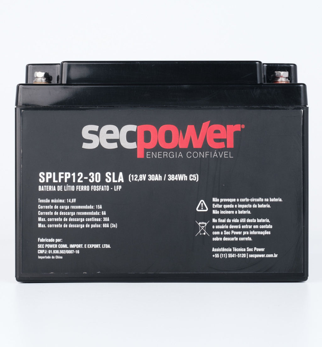BATERIA SECPOWER LIFEPO4 SLA 12V 30Ah