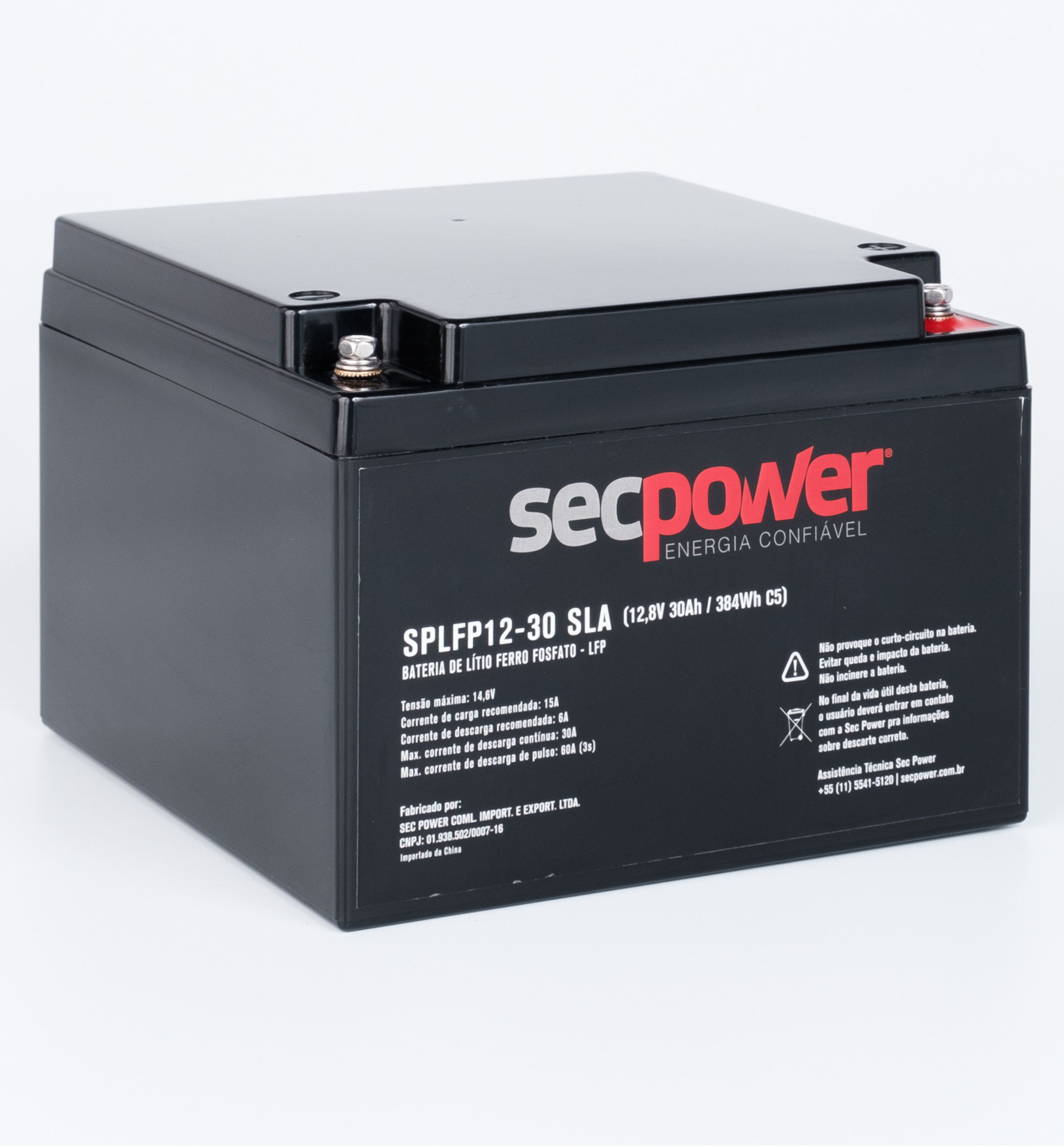 BATERIA SECPOWER LIFEPO4 SLA 12V 30Ah