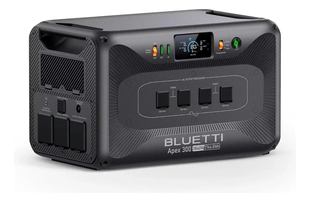 Estação Energia Elétrica Bluetti Apex 300 3840w 2765wh 220v