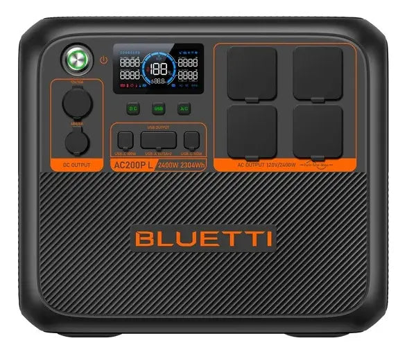 Bluetti AC200PL 2304wh Estação De Energia Gerador Bateria Solar 2400w