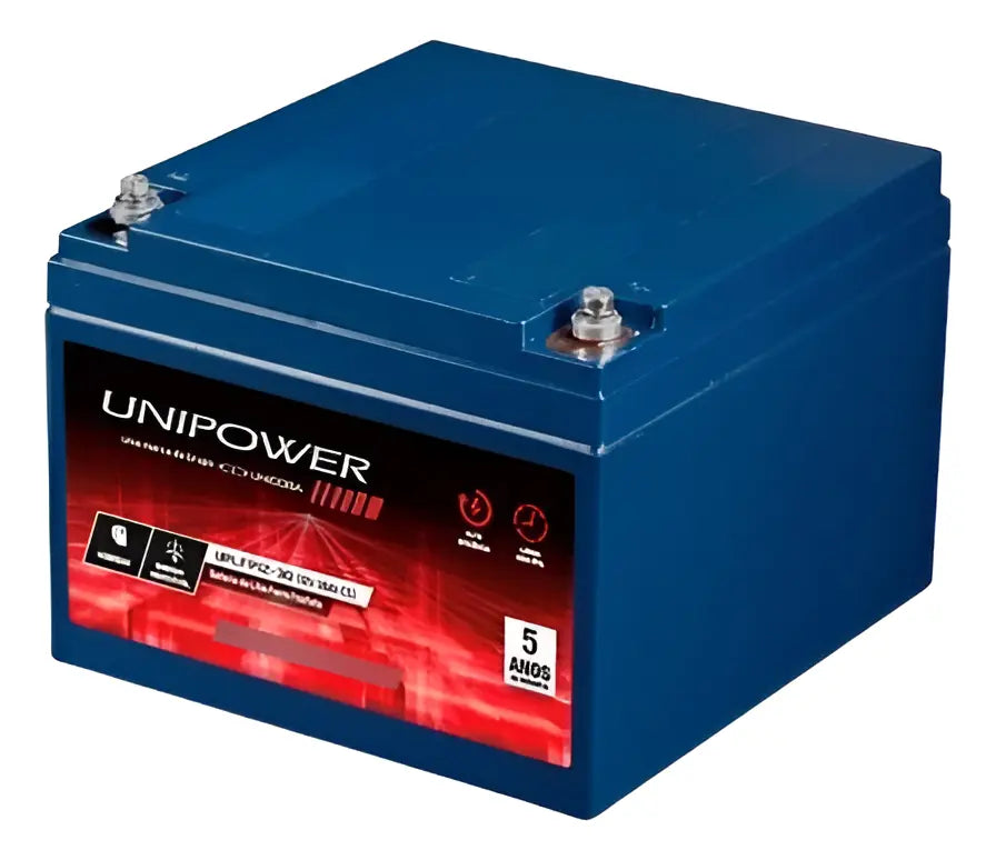 Bateria de lítio LiFePO4 Unipower UPLFP12-30 12V 30Ah