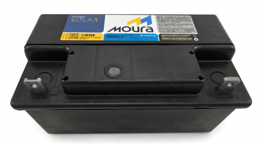 Bateria Estacionária Moura Solar 12MS68 12V 68Ah