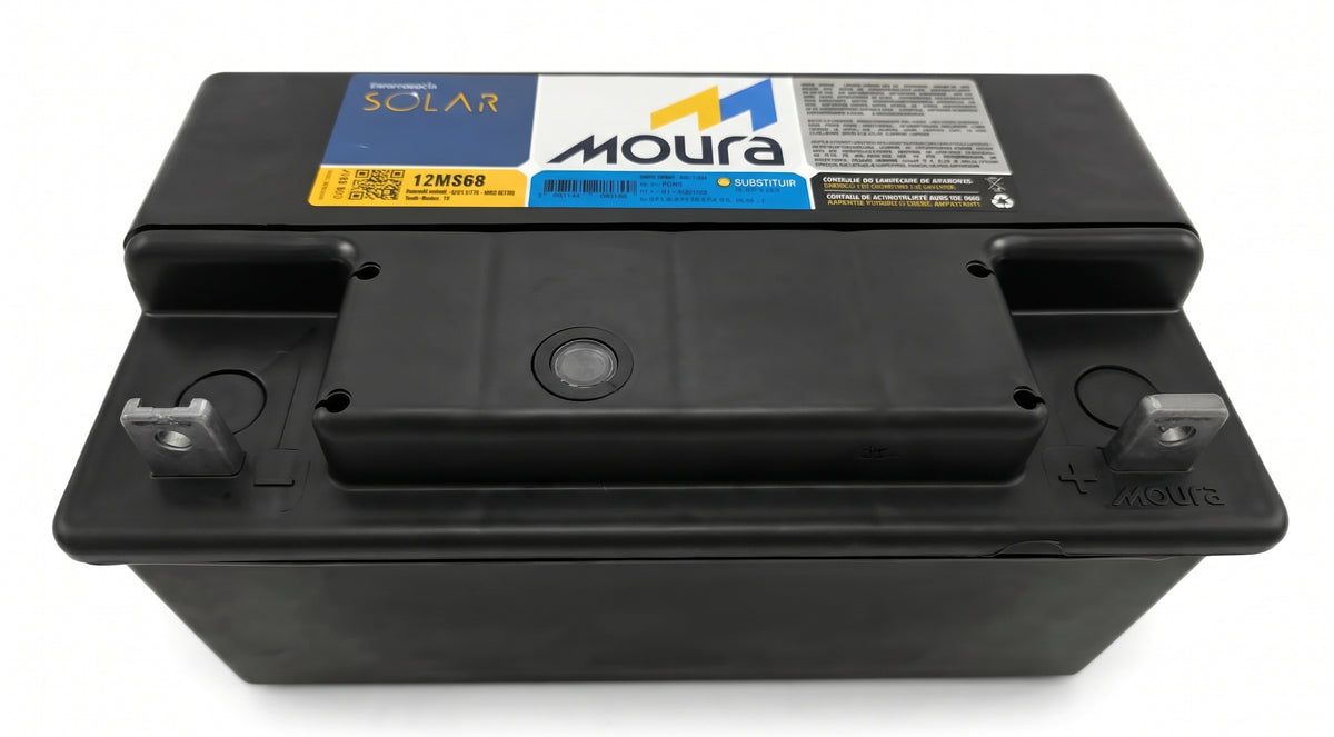 Bateria Estacionária Moura Solar 12MS68 12V 68Ah