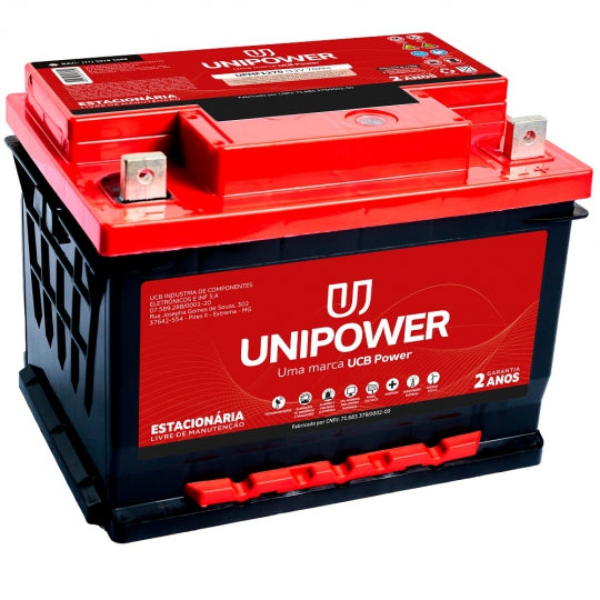 BATERIA ESTACIONÁRIA VENTILADA 12V 70AH C100 - UNIPOWER - UPMF1270 (DF1000)